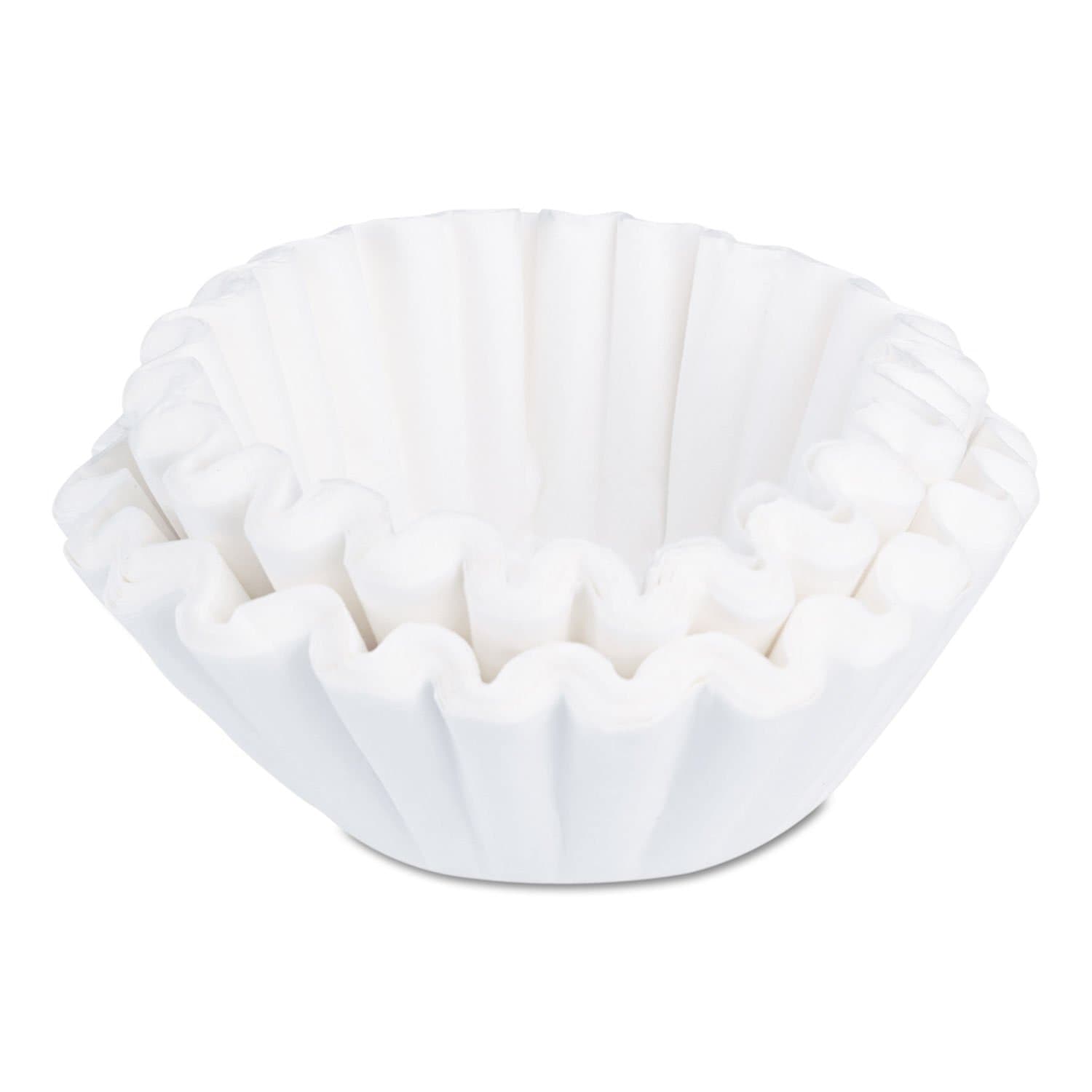 BUNN 8-12 Cup Home Model Coffee Filters, White, Basket style, (100 Count x 10)